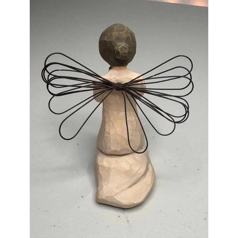 Willow Tree Angel of Prayer Figurine 4” Susan Lordi DEMDACO 1999 Praying Angel